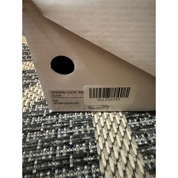 Simple Original Suede Clog Olive Size Womens 9/ Mens 7 - Picture 3 of 9